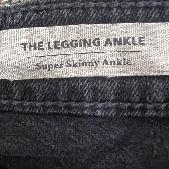 AG Adriano Goldschmied Black The Leggings Ankle Super Skinny Ankle Jeans Size 25 - Picture 4 of 6
